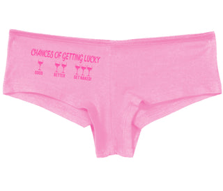 Chances Of Getting Lucky - More Wine - Pink Boy Short