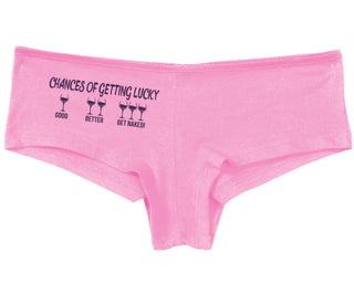 Chances Of Getting Lucky - More Wine - Pink Boy Short