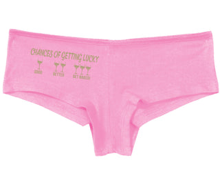 Chances Of Getting Lucky - More Wine - Pink Boy Short