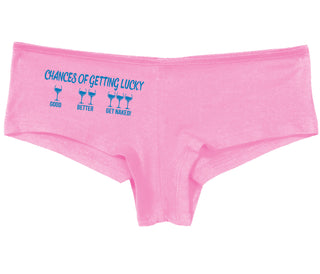 Chances Of Getting Lucky - More Wine - Pink Boy Short
