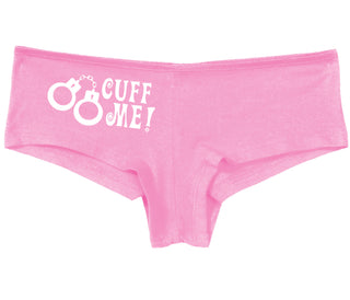 Cuff Me - Cute Handcuff Design - Pink Boy Short