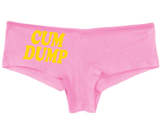 Cum Dump - Bold Design - Pink Boy Short