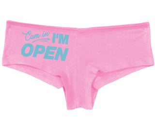 Cum In I'm Open - Pink Boy Short