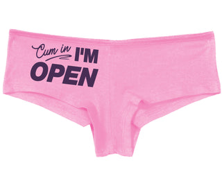 Cum In I'm Open - Pink Boy Short