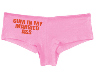 Cum In My Married Ass - Pink Boy Short