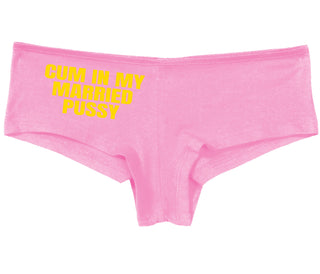 Cum In My Married Pussy - Pink Boy Short