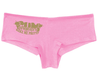 Cum On My Face And Make Me Pretty - Pink Boy Short