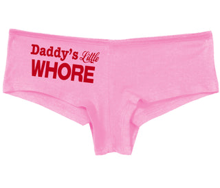 Daddys Little Whore - Pink Boy Short