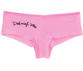 Debrief Me - Pink Boy Short