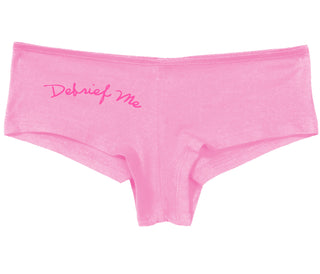 Debrief Me - Pink Boy Short