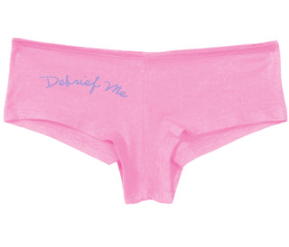Debrief Me - Pink Boy Short