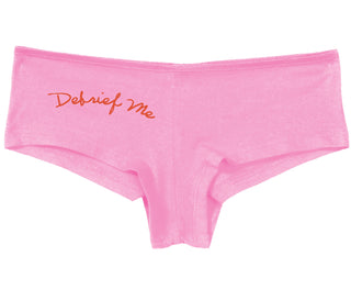 Debrief Me - Pink Boy Short