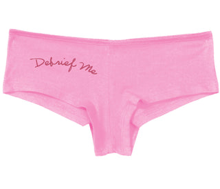 Debrief Me - Pink Boy Short