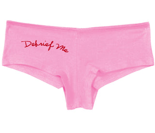 Debrief Me - Pink Boy Short
