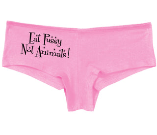 Eat Pussy Not Animals - Pink Boy Short