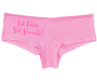 Eat Pussy Not Animals - Pink Boy Short