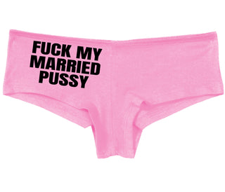 Fuck My Married Pussy - Pink Boy Short