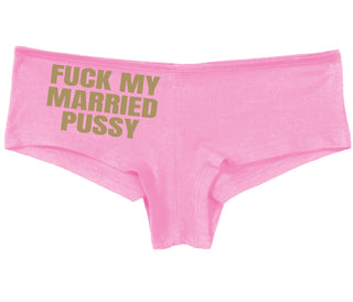 Fuck My Married Pussy - Pink Boy Short