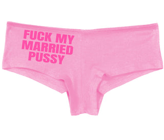 Fuck My Married Pussy - Pink Boy Short