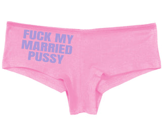 Fuck My Married Pussy - Pink Boy Short