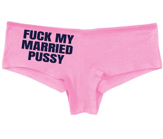Fuck My Married Pussy - Pink Boy Short