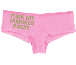 Fuck My Married Pussy - Pink Boy Short