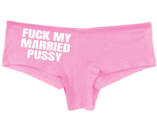 Fuck My Married Pussy - Pink Boy Short
