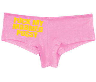 Fuck My Married Pussy - Pink Boy Short