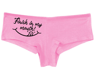 Finish In My Mouth - Pink Boy Short