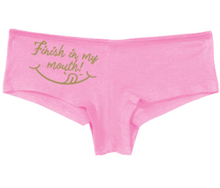 Finish In My Mouth - Pink Boy Short
