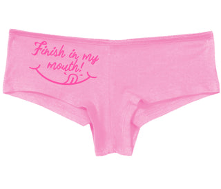 Finish In My Mouth - Pink Boy Short