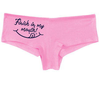 Finish In My Mouth - Pink Boy Short