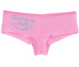 Finish In My Mouth - Pink Boy Short