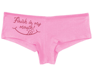 Finish In My Mouth - Pink Boy Short