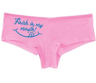 Finish In My Mouth - Pink Boy Short