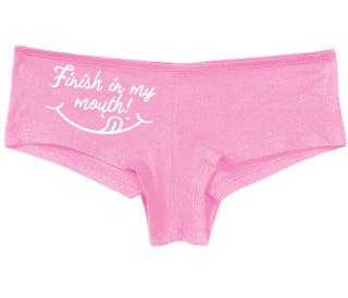 Finish In My Mouth - Pink Boy Short