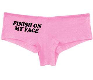 Finish On My Face - Pink Boy Short