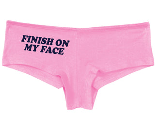Finish On My Face - Pink Boy Short