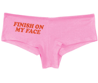Finish On My Face - Pink Boy Short