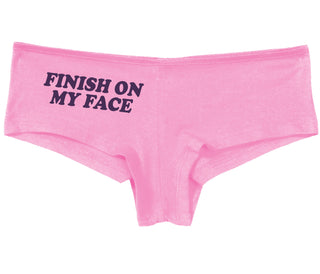 Finish On My Face - Pink Boy Short