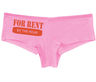 For Rent By The Hour - Pink Boy Short