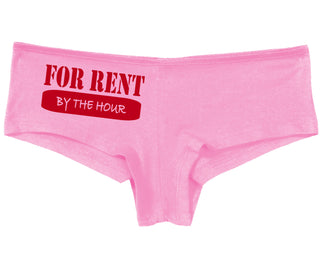 For Rent By The Hour - Pink Boy Short