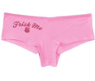 Frisk Me - Police Badge - Pink Boy Short