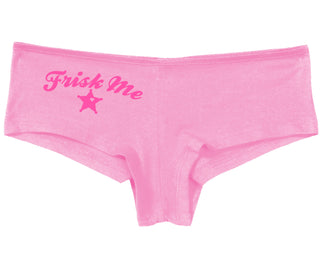 Frisk Me - Sherrif Badge - Pink Boy Short