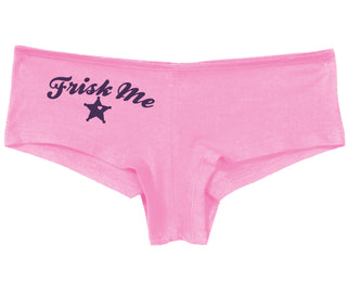 Frisk Me - Sherrif Badge - Pink Boy Short