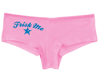 Frisk Me - Sherrif Badge - Pink Boy Short