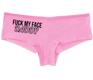 Fuck My Face Daddy - Pink Boy Short