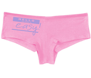 Hello My Name Is Easy - Pink Boy Short