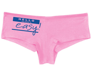 Hello My Name Is Easy - Pink Boy Short