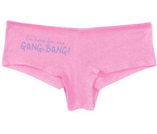 Here for the Gang Bang - Pink Boy Short